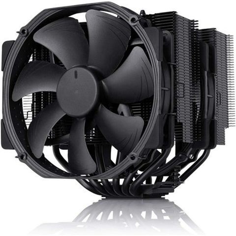 Noctua Cooler Cpu Nh-D15 Chromax.Black [Nh-D15 Ch.Bk], 6 Heatpipes Dual Tower, 2X Nf-A15 140Mm Fan Pwm, Intel Lga1851, Lga1700, Lga1200, Lga1151, Amd Am4, Am5