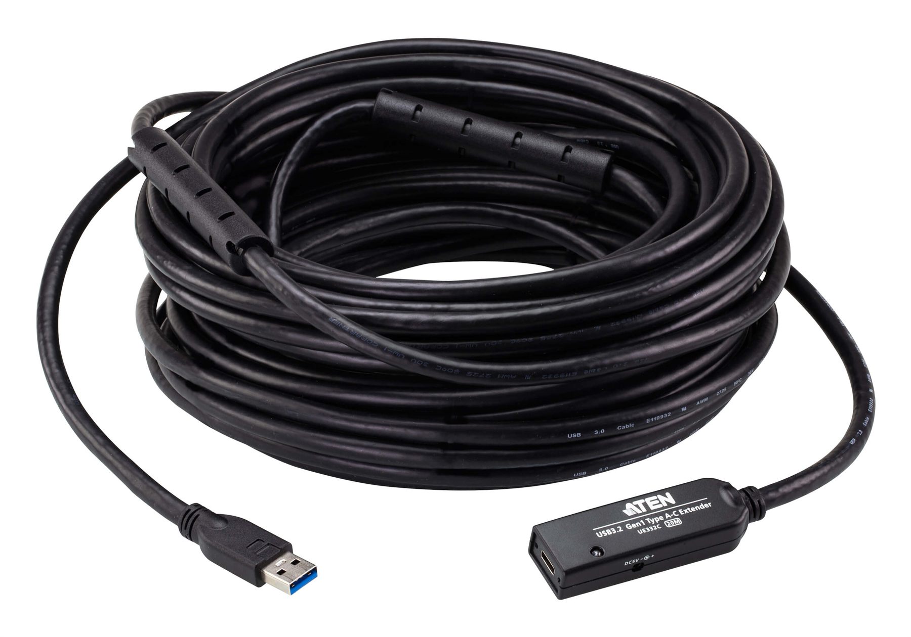 Aten Cable Extensor USB 3.2 De 1.ª Generación De 20 M