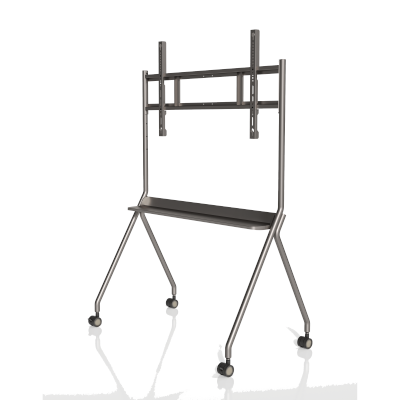 (Dhi-Pkc-Ms0a) Dahua Display Soporte Móvil Para Pizarra Interactiva 55"-75" Color Plata