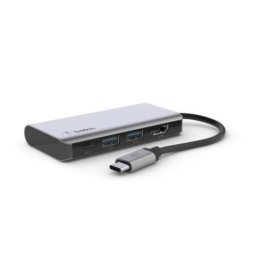 Belkin Avc006btsgy Usb 3.2 Gen 1 (3.1 Gen 1) Type-C Plata