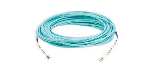 Kramer Electronics Cls-2Lc/Om3-328 Cable De Fibra Óptica E Infiniband 100 M 2X Lc Color Aguamarina