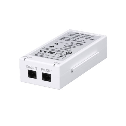 (Dh-Pft1200) Dahua Inyector Hi-Poe (Midspan) 1 Puerto
