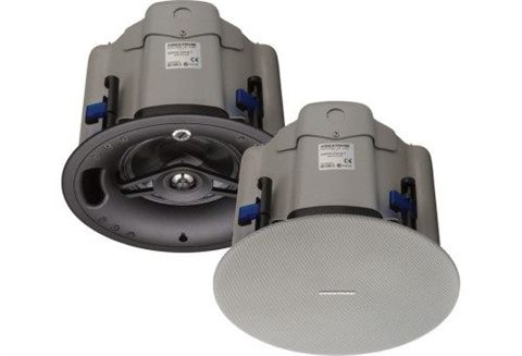 (En Cajas De 2 Inseparables Precio Unitario Por Altavoz) Crestron Saros  6.5 In. 2-Way In-Ceiling Speaker, White Textured, Single (Must Be Ordered In Multiples Of 2) (Saros Ic6t-W-T-Each) 6507531