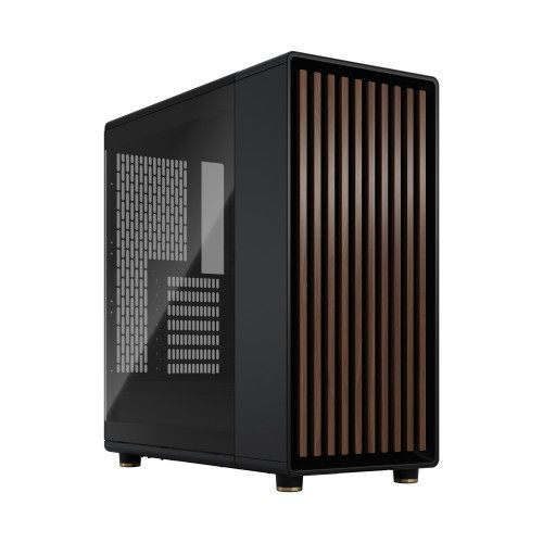 Fractal Caja North Negra Carbon Cristal Templado Dark Tint Fd-C-Nor1c-02