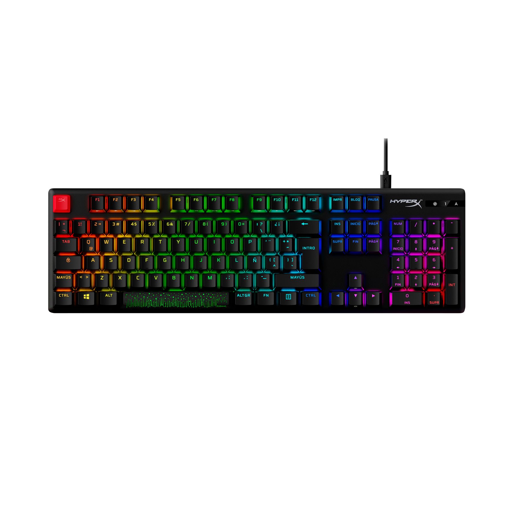 Hp Hyperx Alloy Origins Pbt (Rdx Es) Keyboard Us Layout 639N3aa#Abe