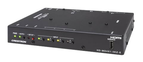Crestron 4X1 4K60 4:4:4 Hdr Av Switcher (Hd-Md4x1-4Kz-E) 6511306