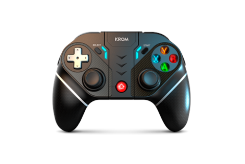 Krom Kexal Negro, Rojo, Blanco Bluetooth/Usb Gamepad Analógico/Digital Android, Nintendo Switch, Pc, Ios