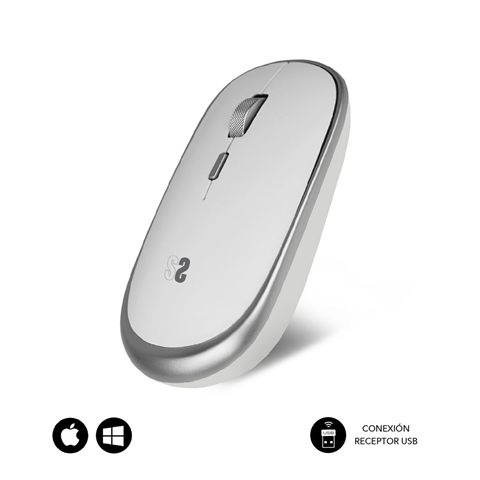 Ratón Óptico Inalámbrico Wireless Mini Mouse Silver