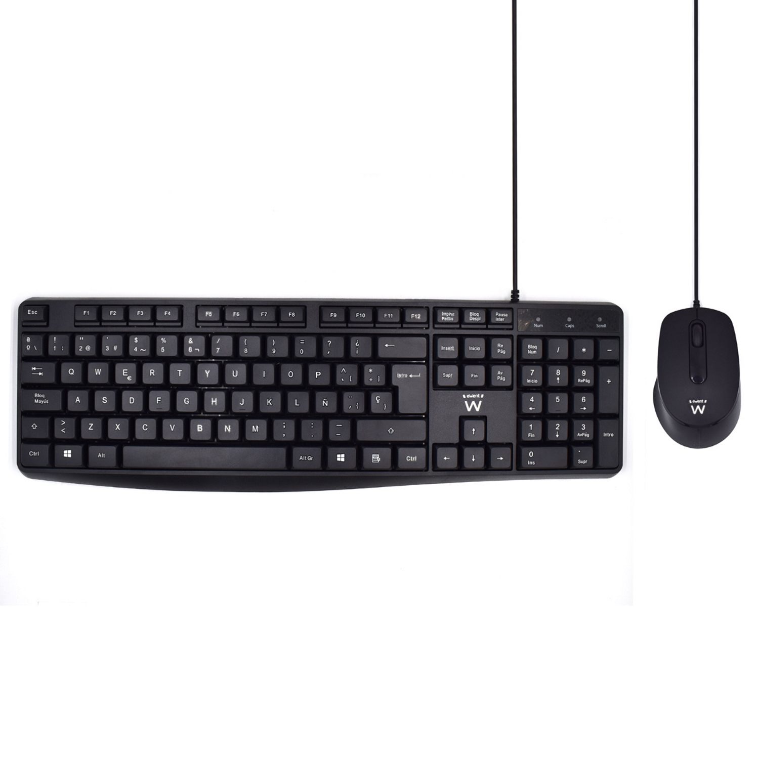 Ewent Ew3006 Teclado USB Qwerty Español Negro