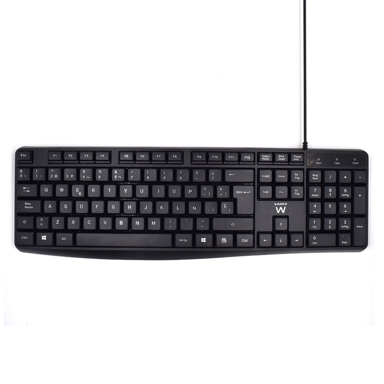 Ewent Ew3001 Teclado USB Qwerty Español Negro