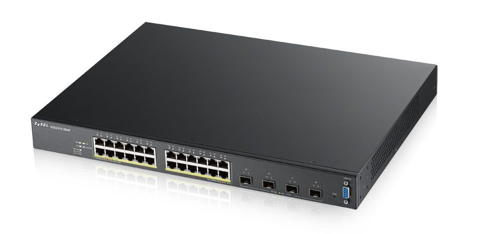 Zyxel Xgs2210-28Hp Gestionado L2 Gigabit Ethernet (10/100/1000) Energía Sobre Ethernet (Poe) 1U Negro