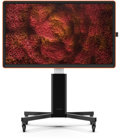 Ctouch Canvas 65" Regal Orange Inglass Optically Bonded Touch, No-Os Touch Display, Interactive Canvas Frame 10052565 (Demo Purposes Max. 1 Unit Per Customer)