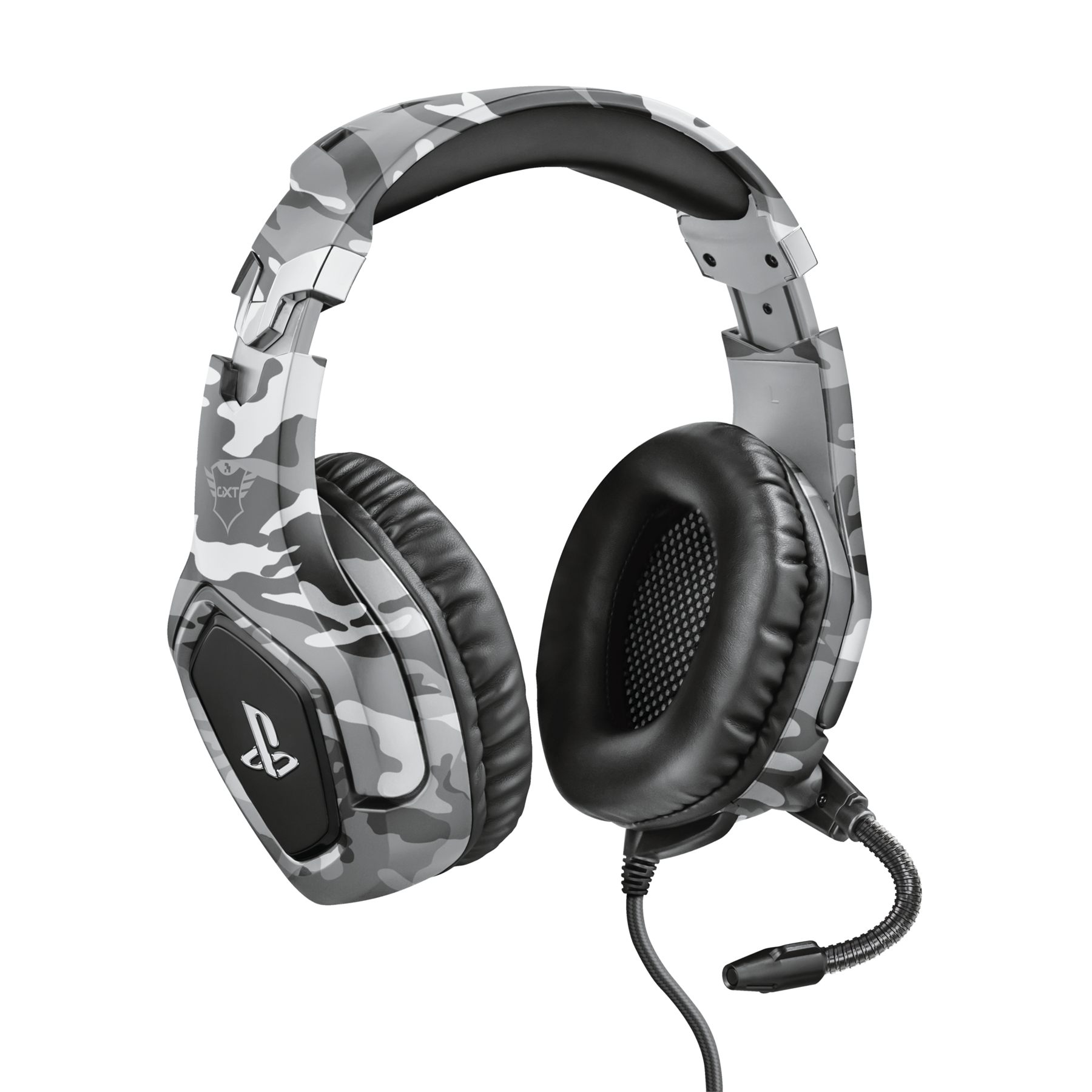 Trust Gxt 488 Forze Ps4 Auriculares Diadema Conector De 3,5 Mm Negro, Gris