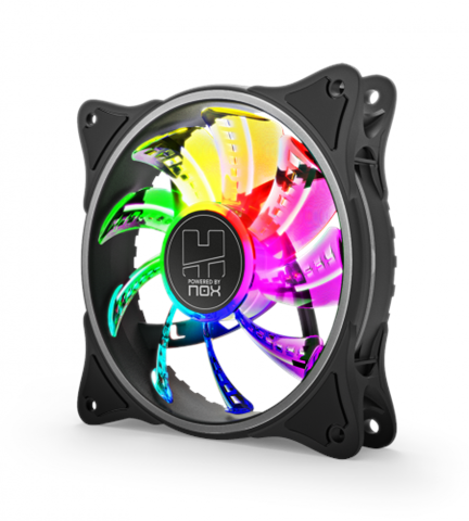 Nox Ventilador Caja Hummer A-Fan Argb Inner Glow Fan. 120Mm