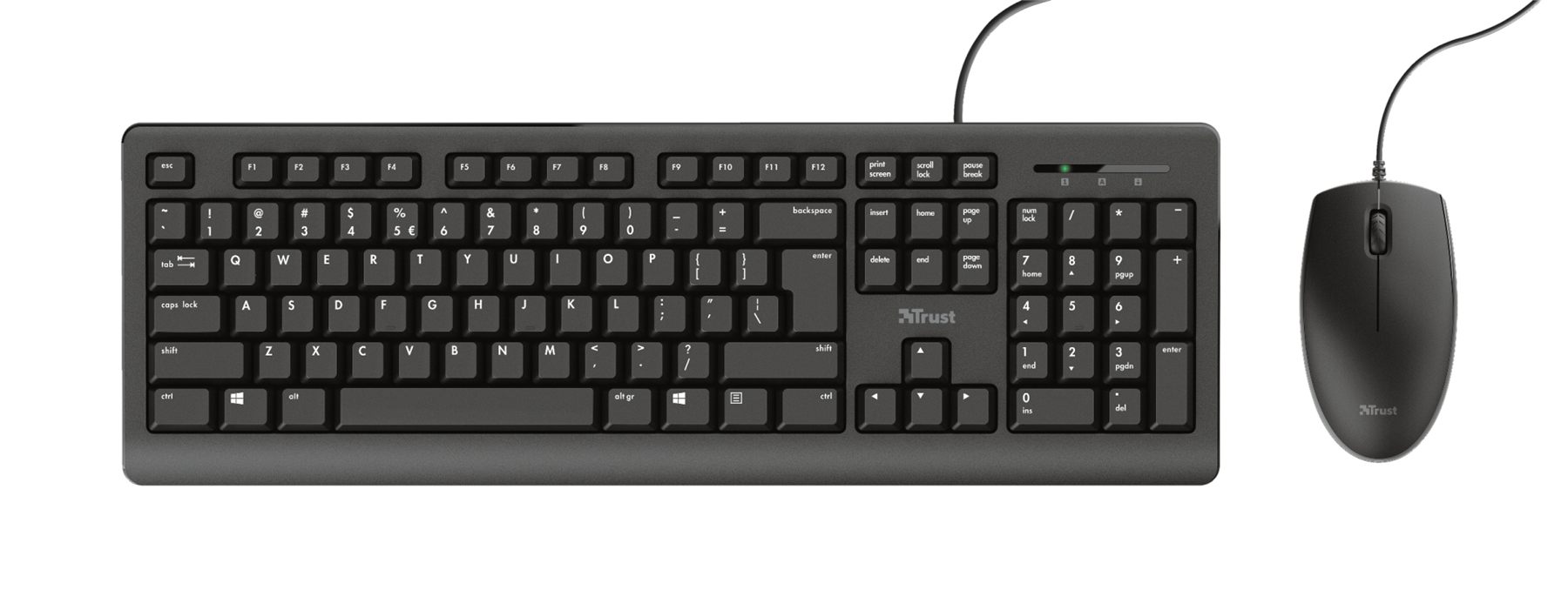 Trust Primo Teclado USB Qwerty Español Negro