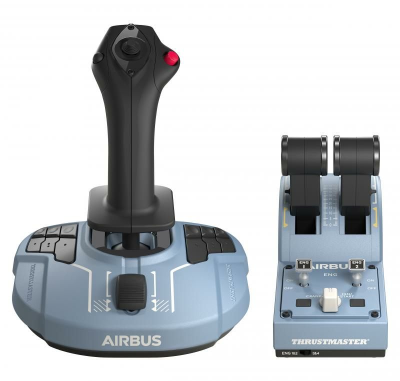 Thrustmaster Tca Officer Pack Airbus Edition Negro, Azul Simulador De Vuelo PC