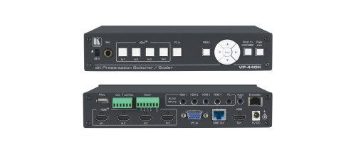 Kramer Vp-440X 18G 4K Presentation Switcher/Scaler With Hdbaset &Amp; Hdmi Simultaneous Outputs