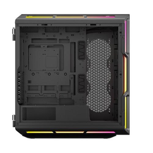 Caja Corsair 5000T Lx Rgb Tempered Glass Mid-Tower Case Black Cc-9011298-Ww