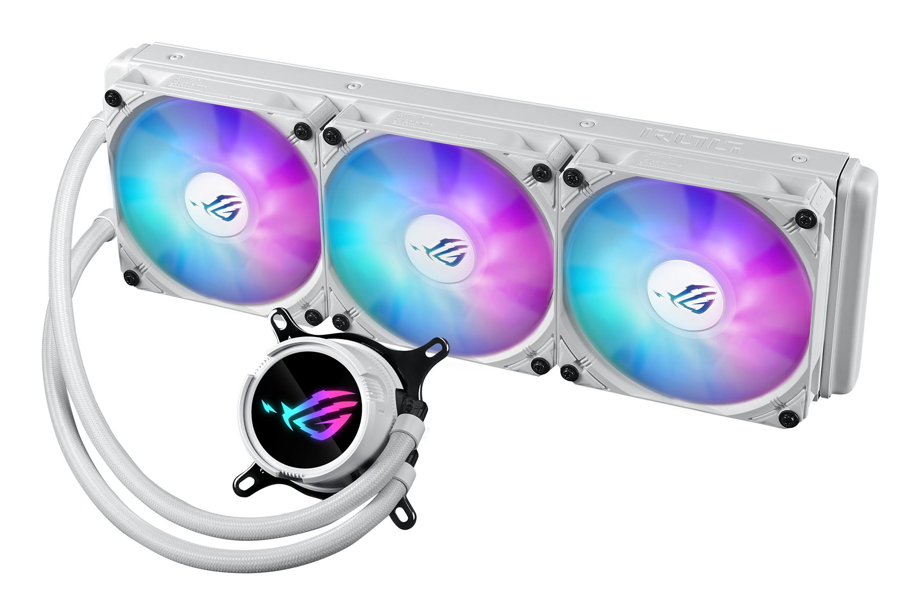 Asus Rog Strix Lc Iii 360 Argb White Edition Procesador Kit De Refrigeración Líquida 12 Cm Blanco