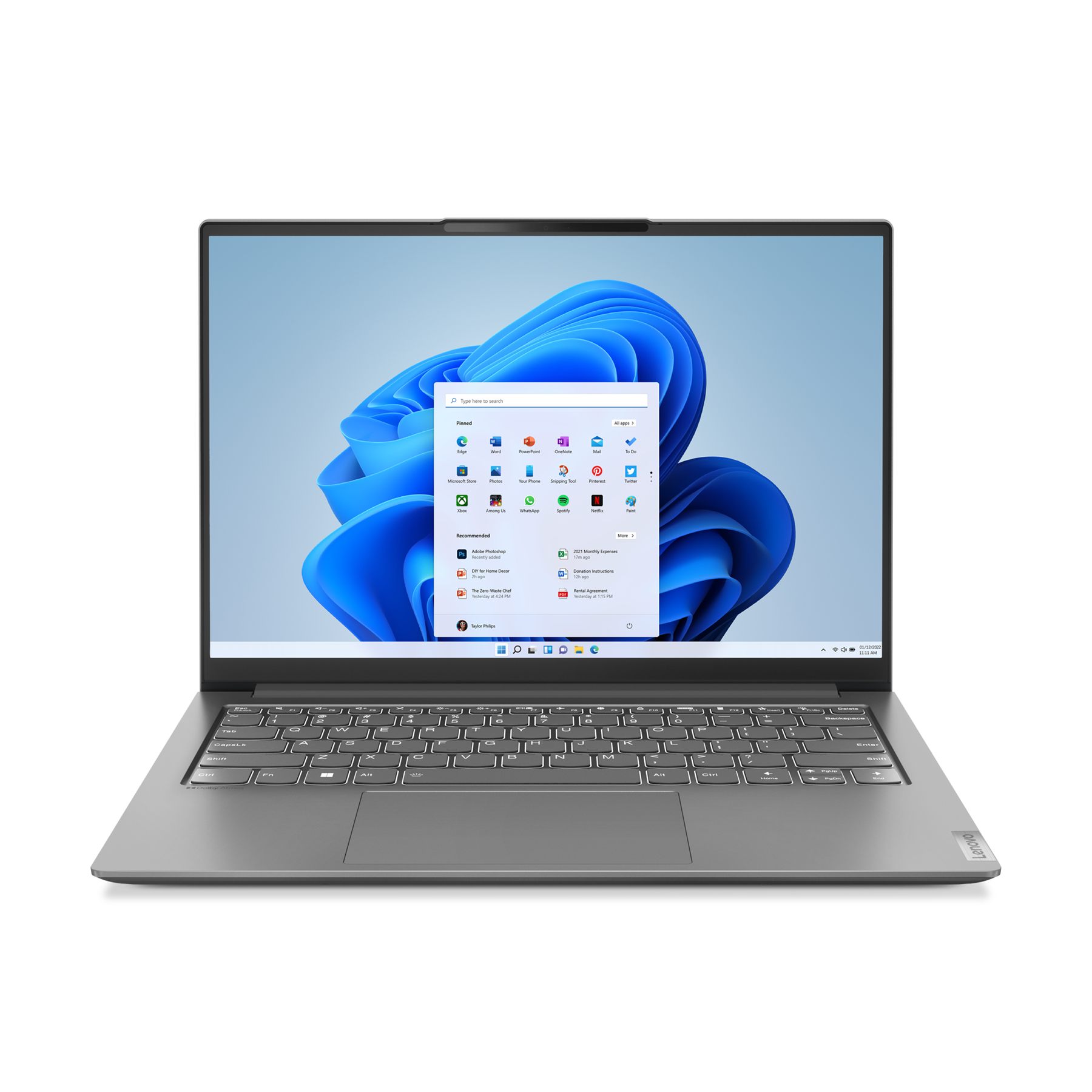 Yoga Slim 7Pro, 14" 2.2K, Ryzen5 6600Hs, 8Gb Ddr5-6400, 512Gb, 14", W11h, 3 Años Car + 3M Prem Care