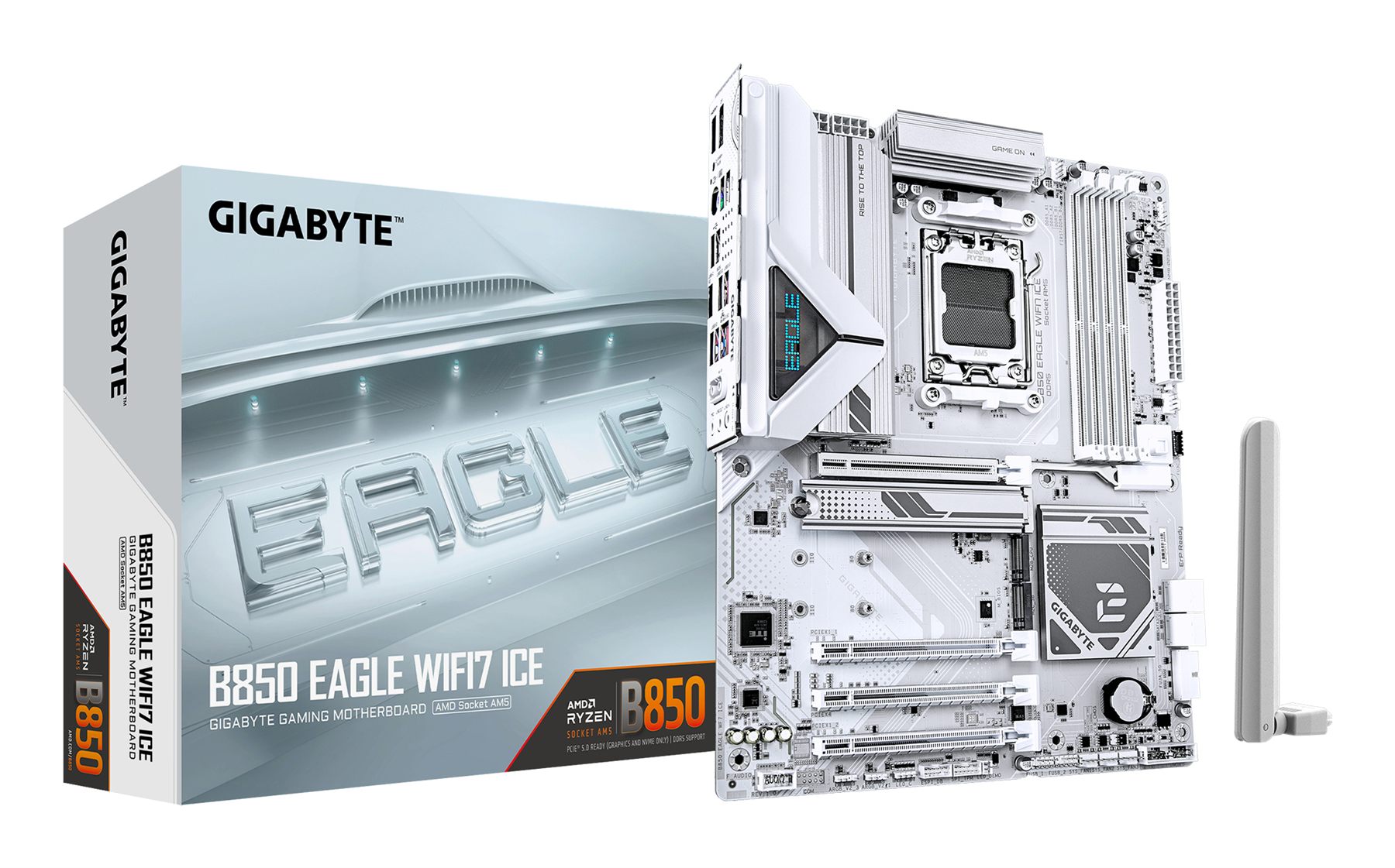 PB GIGABYTE AM5 B850 EAGLE WIFI7 ICE BLANCA
