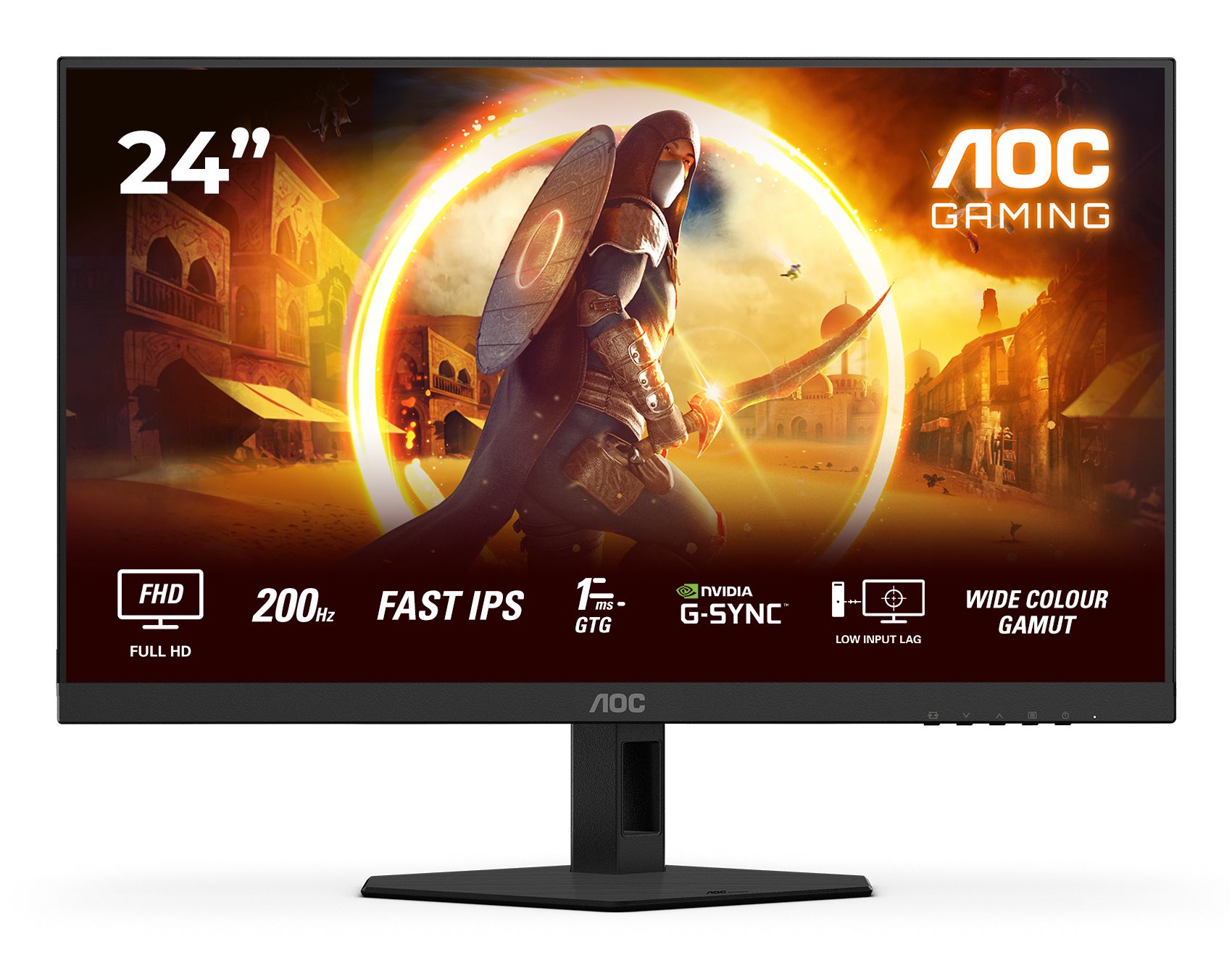 MONITOR IPS 24  AOC G4 24G4HRE 200 HZ