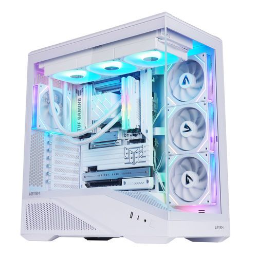 CAJA SEMITORRE/ATX ABYSM ARIAN FRAME A400 S/FUENTE USB-C BLANCA C/VENTANA