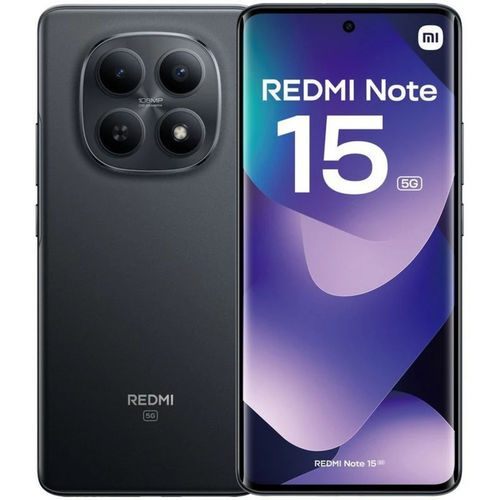SMARTPHONE XIAOMI REDMI NOTE 15 5G 6,83" 12GB RAM 512GB ROM BLACK