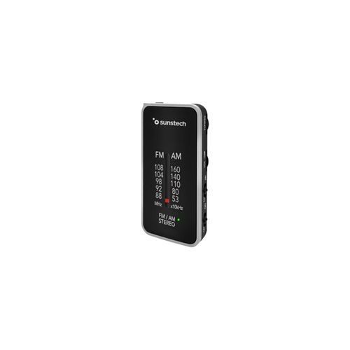 RADIO PORTATIL DE BOLSILLO SUNSTECH RPC6SL ANALOGICA AURICULARES