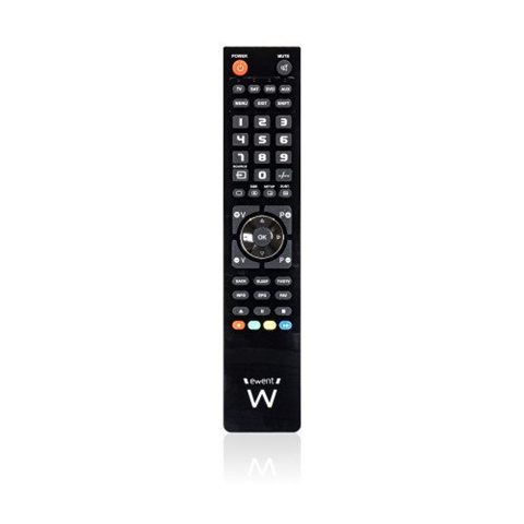 Ewent Ew1570 Mando A Distancia Dtt, Dvd/Blu-Ray, Proyector, Sat, Stb, Altavoz Para Barra De Sonido, Tv, Universal, Vcr Botones