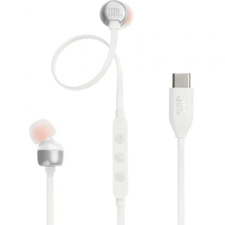 Auriculares Intrauditivos Jbl Tune 310C/ Con Micrófono/ Blancos
