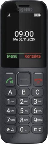 Gigaset Comfort 600 Sim 6,1 Cm (2.4") 118 G Negro, Gris