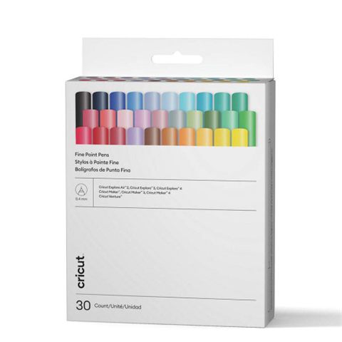 Cricut Explore/Maker Fine Point Pens 0.4 Mm 30-Pack