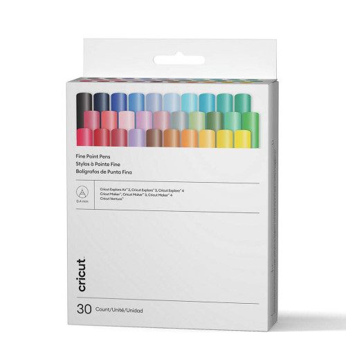 Cricut Explore/Maker Fine Point Pens 0.4 Mm 30-Pack