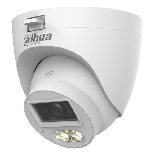 (Dh-Hac-Hdw1500clqp-Il-A-0280B-S3-Dip) Dahua Cámara Híbrida Turret Lite Smart Dual Light 5Mp