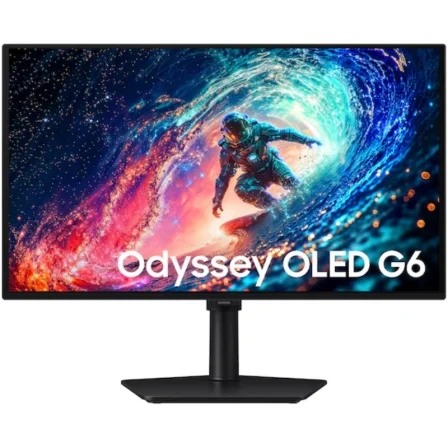 Monitor Gaming Samsung Odyssey Oled G6 G61sh S27hg612su 27"/ Qhd/ 0.03Ms/ 240Hz/ Qd-Oled/ Regulable En Altura/ Negro