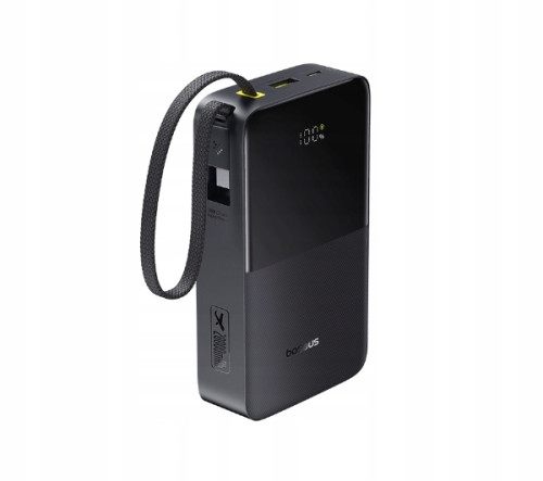 Os-Baseus Enerfill Fc51 Bipow2 Pro Digital Display Power Bank With Built-In Cable 20000Mah 22.5W Cosmic Black