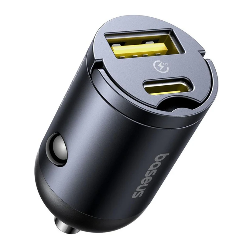 Baseus Tiny Star Mini Car Charger (U+C) 30W Cosmic Black