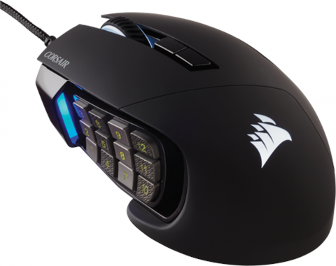 Corsair Scimitar Rgb Elite Ratón Mano Derecha Usb Tipo A Óptico 18000 Dpi