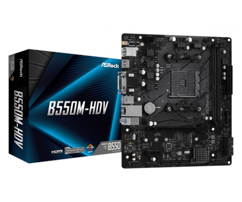 Asrock B550m-Hdv Amd B550 Zócalo Am4 Micro Atx