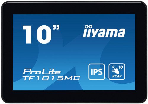 Monitor Iiyama 10,1" Pcap Bezel Free 10P Touch, 1280X800, Ips Panel, Dp,Hdmi,Vga, 425Cd/M (With Touch), Usb Interface,Multitouch,Open Frame,Ip65 Front(Tf1015mc-B3)