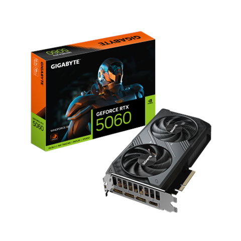 Tarjeta Gráfica Gigabyte Geforce Rtx 5060 Windforce/ 8Gb Gddr7