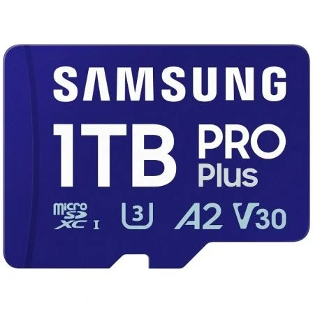 Tarjeta De Memoria Samsung Pro Plus 2024 1Tb Microsd Xc/ Clase 10/ 180Mbs