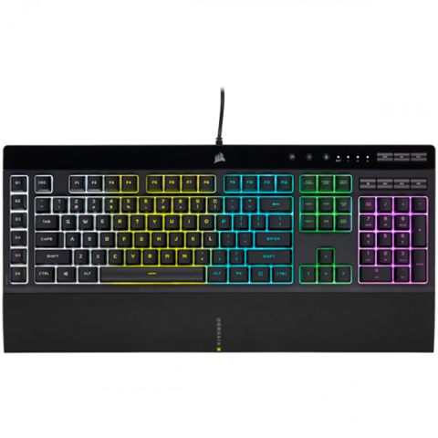Corsair K55 Rgb Pro Teclado Usb Qwerty Español Negro