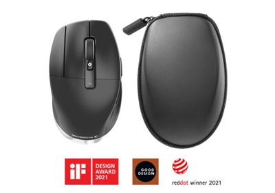 3Dconnexion 3DX-700117 El ratón inalámbrico definitivo para profesionales de CAD.Cad Mouse Pro Wireless es el ratón de tamaño completo diseñado específicamente para el profesional de CAD moderno. Con una ergonomía superior, un botón central dedicado, un sensor óptico de alta resolución, hasta 2 meses de uso entre cargas* y 50 millones de clics de durabilidad para el especialista en CAD de uso diario, Cad Mouse Pro Wireless es el pilar de cualquier kit de herramientas CAD.