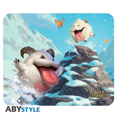 Abystyle ABYACC380 ¡Mira Qué Lindos Son Estos Poros - Persiguiendo Mariposas En Este Mousepad De League Of Legends Por Abystyle! No Olvides Darles Tus Galletas Mientras Luchas En El Abismo De Los Lamentos... - Tela Tejida - Impresión De Alta Calida...