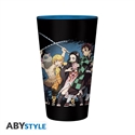 Abystyle ABYVER174 - Únete A La Caza De Demonios Junto A Tanjiro Y Su Grupo En Este Vaso Xxl. - Materíal: Vidri