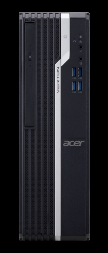 Acer DT.VTFEB.005 Acer Veriton X X2670G. Frecuencia del procesador: 3,6 GHz, Familia de procesador: Intel® Core™ i3 de 10ma Generación, Modelo del procesador: i3-10100. Memoria interna: 8 GB, Tipo de memoria interna: DDR4-SDRAM. Capacidad total de almacenaje: 256 GB, Unidad de almacenamiento: SSD, Tipo de unidad óptica: DVD-RW. Modelo de adaptador gráfico incorporado: Intel® UHD Graphics 630. Sistema operativo instalado: Windows 10 Pro, Arquitectura del sistema operativo: 64 bits. Fuente de alimentación: 180 W. Tipo de chasis: Escritorio. Tipo de producto: PC. Color del producto: Negro