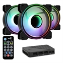Aerocool MIRAGE12PRO - Ventilador rgb adressable de 12cm con control remoto 12 cm rgb adressable fan with remote 