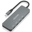 Aisens A109-0695 - Aisens - Hub Usb 3.2 Gen2 10G Usb-C Usb-C/M-4Xusb-C/H Gris 15Cm